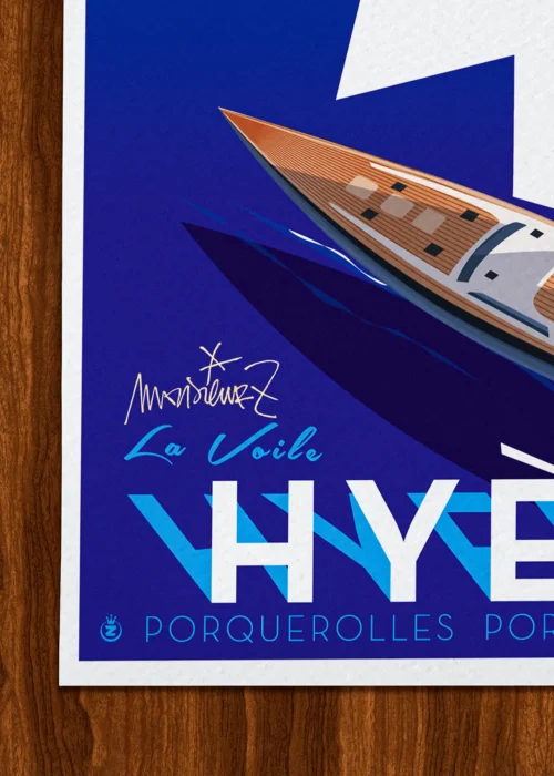 Affiche Signée Monsieur Z, Tirage d'art,