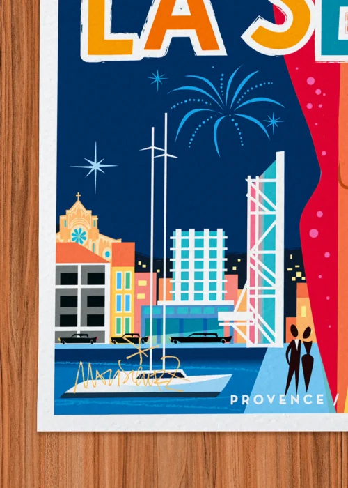 Affiche Signée Monsieur Z, Tirage d'art,