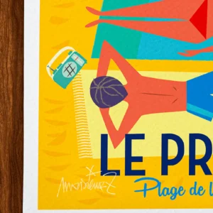 Affiche Signée Monsieur Z, Tirage d'art,