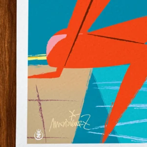 Affiche Signée Monsieur Z, Tirage d'art,