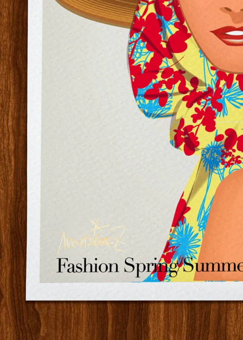 Affiche Signée Monsieur Z, Tirage d'art,