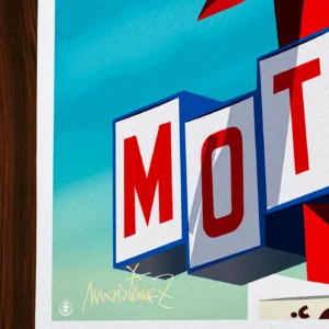 Affiche Signée Monsieur Z, Tirage d'art,