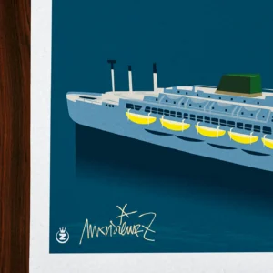 Affiche Signée Monsieur Z, Tirage d'art,