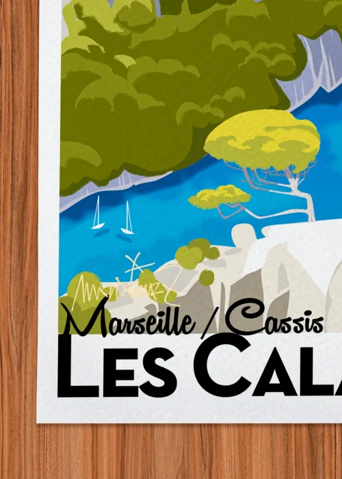 Affiche Signée Monsieur Z, Tirage d'art,