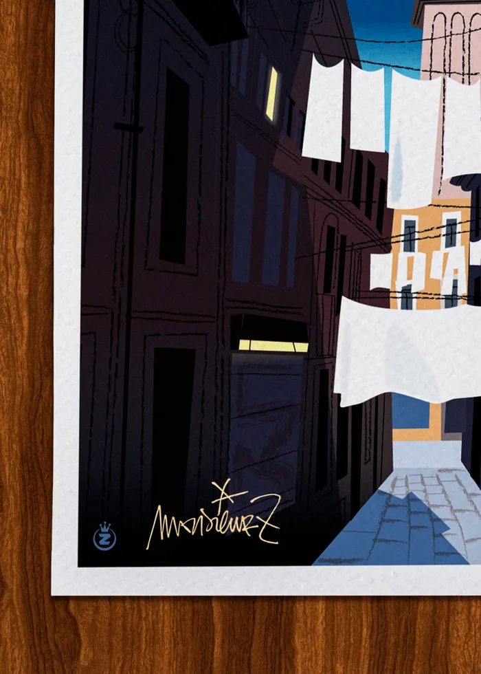 Signature-060 Affiche Signée Monsieur Z, Tirage d'art,