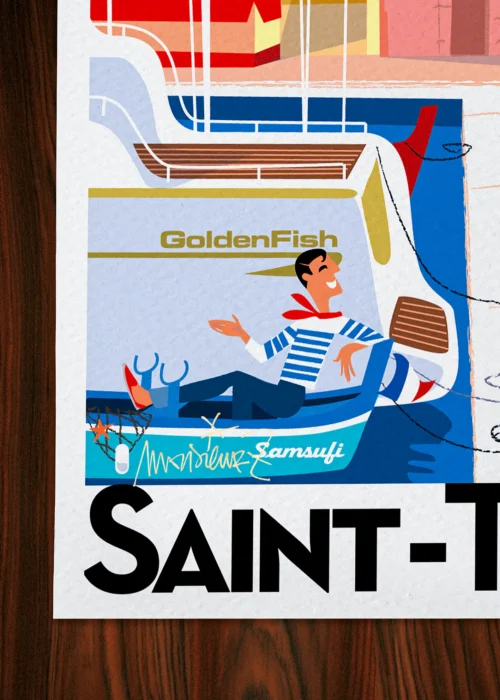 Affiche Signée Monsieur Z, Tirage d'art,