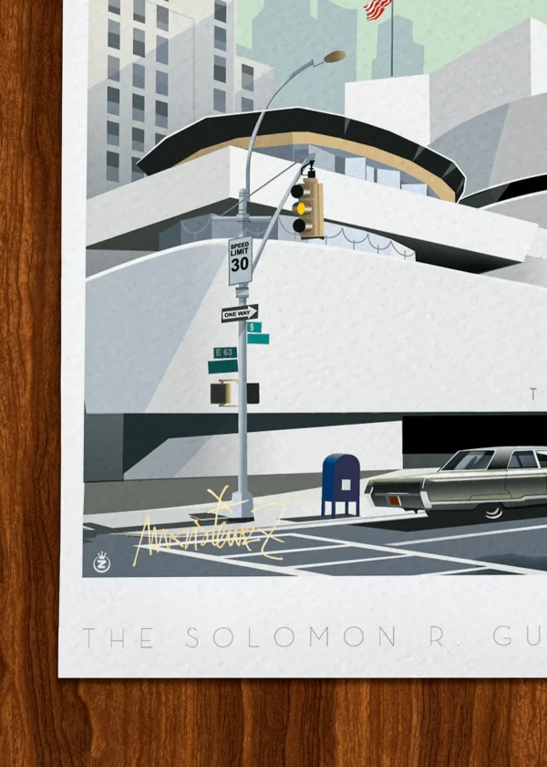 Signature-066 Affiche architecture Signée Monsieur Z, Tirage d'art,