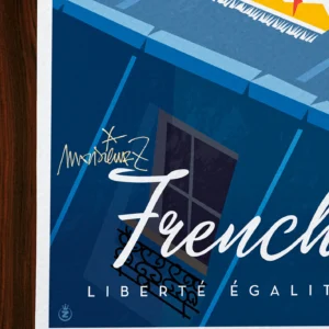 Affiche Signée Monsieur Z, Tirage d'art,