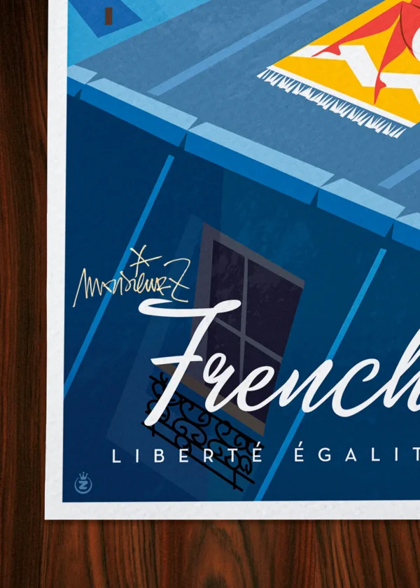 Signature-075 Affiche Signée Monsieur Z, Tirage d'art,