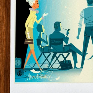Affiche LA Signée Monsieur Z, Tirage d'art,