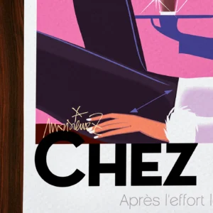 Affiche Montagne Signée Monsieur Z, Tirage d'art,