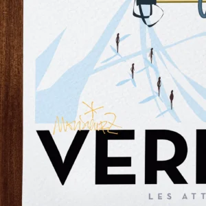 Affiche Montagne Signée Monsieur Z, Tirage d'art,