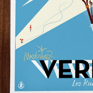 Affiche Montagne Signée Monsieur Z, Tirage d'art,