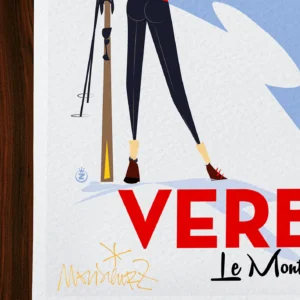 Affiche Montagne Signée Monsieur Z, Tirage d'art,
