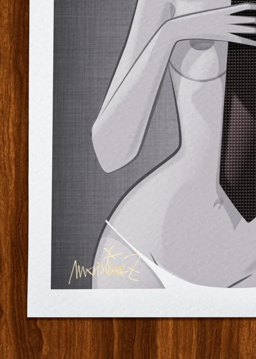 Affiche play boy Signée Monsieur Z, Tirage d'art,