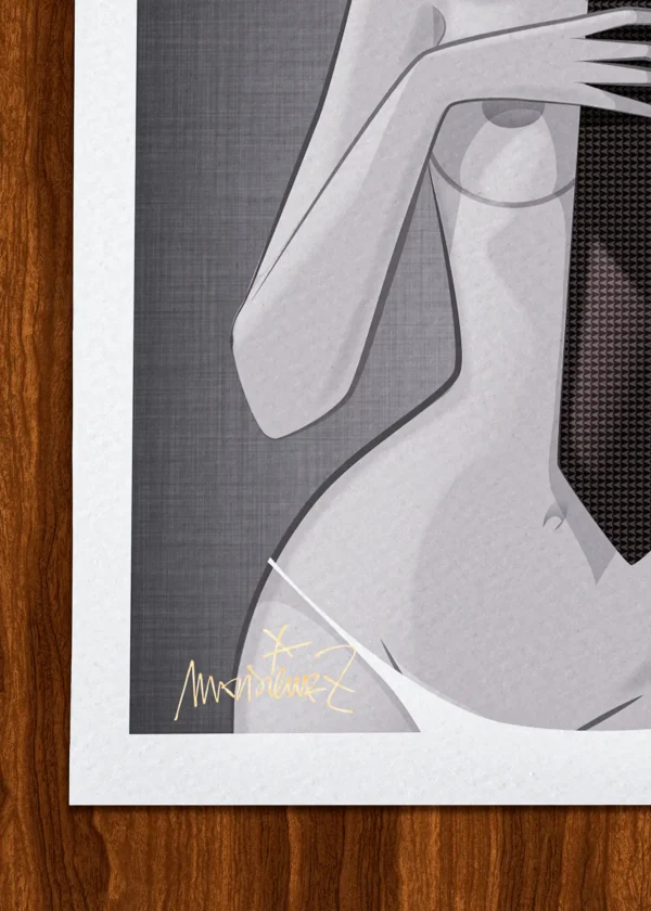 Signature-119 Affiche play boy Signée Monsieur Z, Tirage d'art,