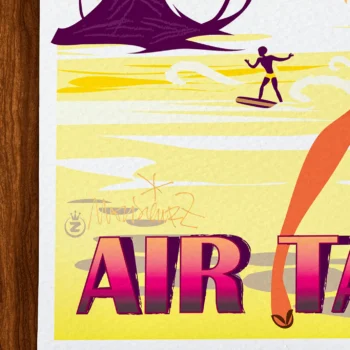 Affiche îles Signée Monsieur Z, Tirage d'art,