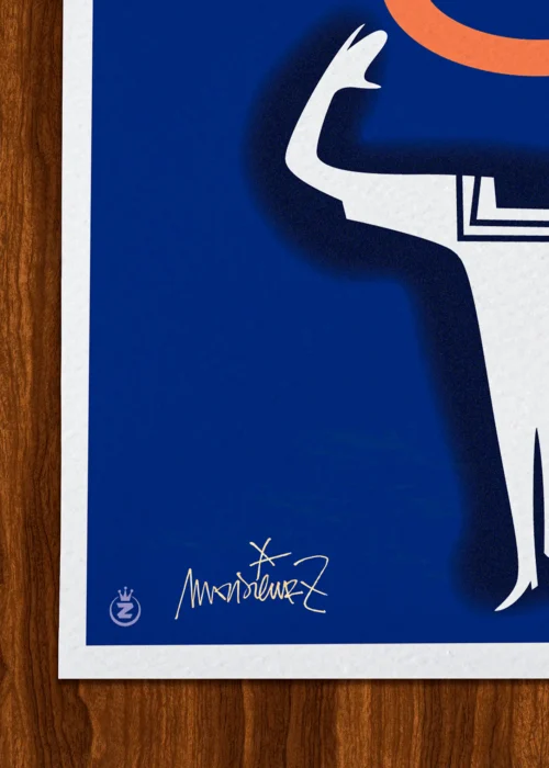 Affiche Toulon Signée Monsieur Z, Tirage d'art,