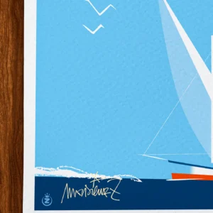 Affiche Toulon Signée Monsieur Z, Tirage d'art,