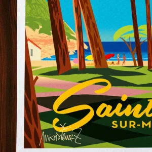 Affiche Signée Monsieur Z, Tirage d'art,