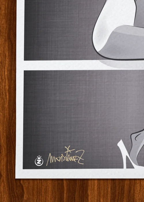 Affiche Mode Signée Monsieur Z, Tirage d'art,