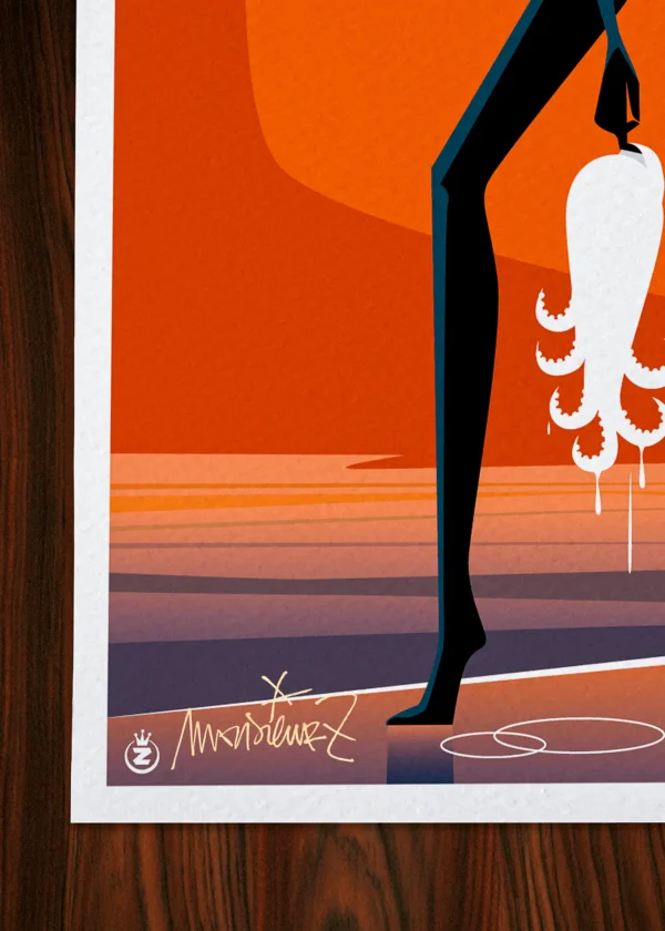 Signature-161 Affiche Otcopusy mode Signée Monsieur Z, Tirage d'art,