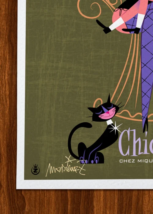 Affiche Toulon Signée Monsieur Z, Tirage d'art,