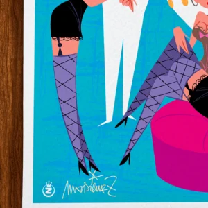 Affiche Toulon Signée Monsieur Z, Tirage d'art,