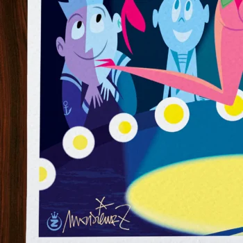 Affiche Toulon Signée Monsieur Z, Tirage d'art,