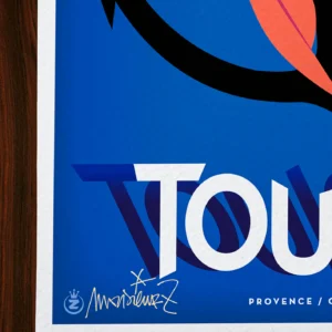 Affiche Toulon Signée Monsieur Z, Tirage d'art,