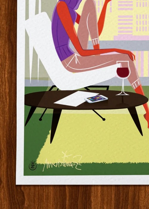 Affiche Brooklyn Signée Monsieur Z, Tirage d'art,