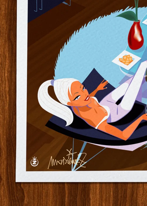 Affiche mode Signée Monsieur Z, Tirage d'art,