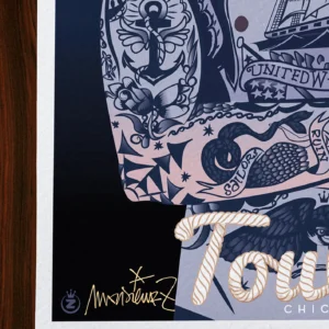 Affiche Toulon Signée Monsieur Z, Tirage d'art,