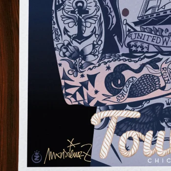 Affiche Toulon Signée Monsieur Z, Tirage d'art,