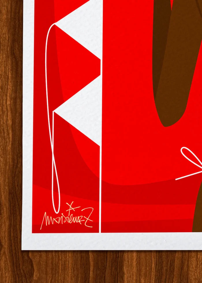 Signature-186 Affiche Mode Signée Monsieur Z, Tirage d'art,