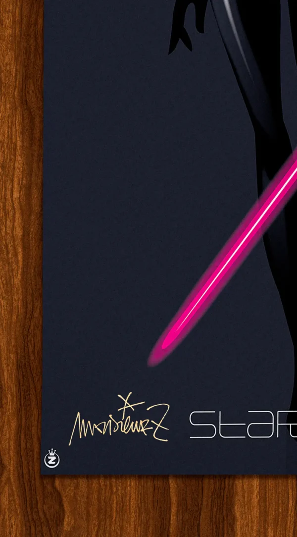 Signature-189 Affiche Star Wars Signée Monsieur Z, Tirage d'art,