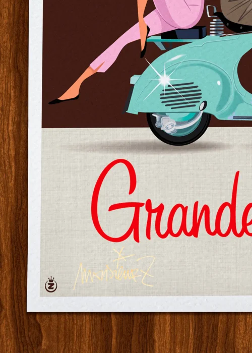 Affiche Café Signée Monsieur Z, Tirage d'art,