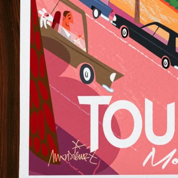 Affiche Toulon Signée Monsieur Z, Tirage d'art,