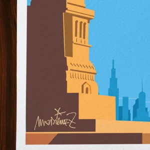 Affiche New York Signée Monsieur Z, Tirage d'art,