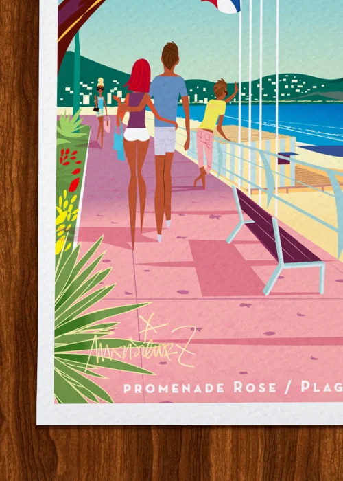 Affiche Signée Monsieur Z, Tirage d'art,