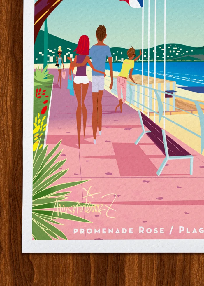 Signature-214 Affiche Signée Monsieur Z, Tirage d'art,