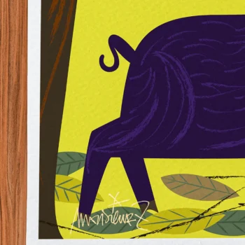 Affiche Corse Signée Monsieur Z, Tirage d'art,