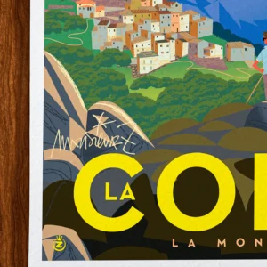 Affiche Corse Signée Monsieur Z, Tirage d'art,