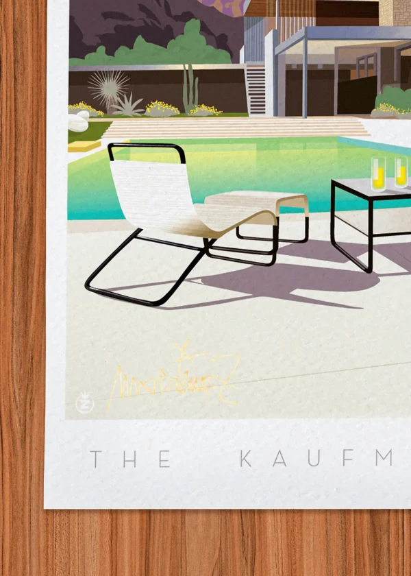 Signature-233 Affiche architecture Signée Monsieur Z, Tirage d'art,