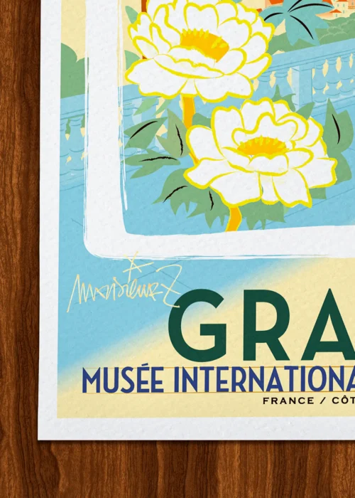 Affiche Grasse Signée Monsieur Z, Tirage d'art,