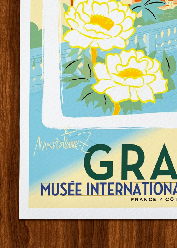 Signature-234 Affiche Grasse Signée Monsieur Z, Tirage d'art,