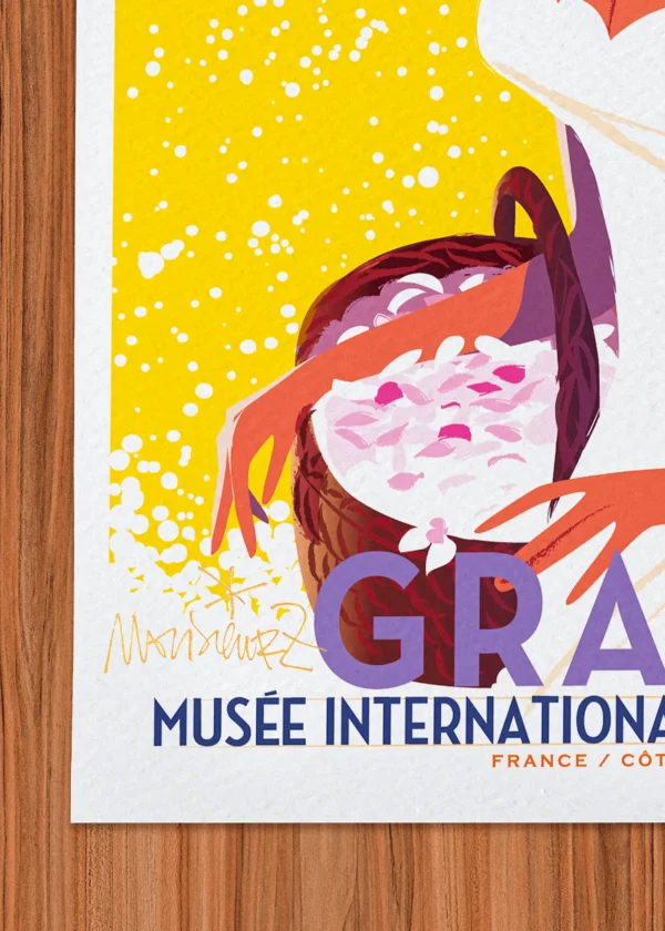 Signature-235 Affiche Grasse Signée Monsieur Z, Tirage d'art,