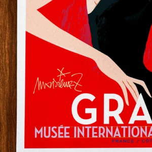 Affiche Grasse Signée Monsieur Z, Tirage d'art,