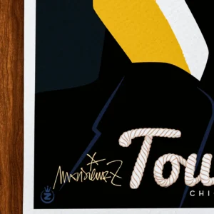 Affiche Toulon Signée Monsieur Z, Tirage d'art,
