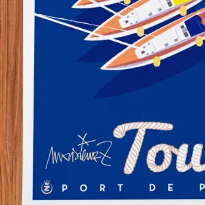Affiche Toulon Signée Monsieur Z, Tirage d'art,
